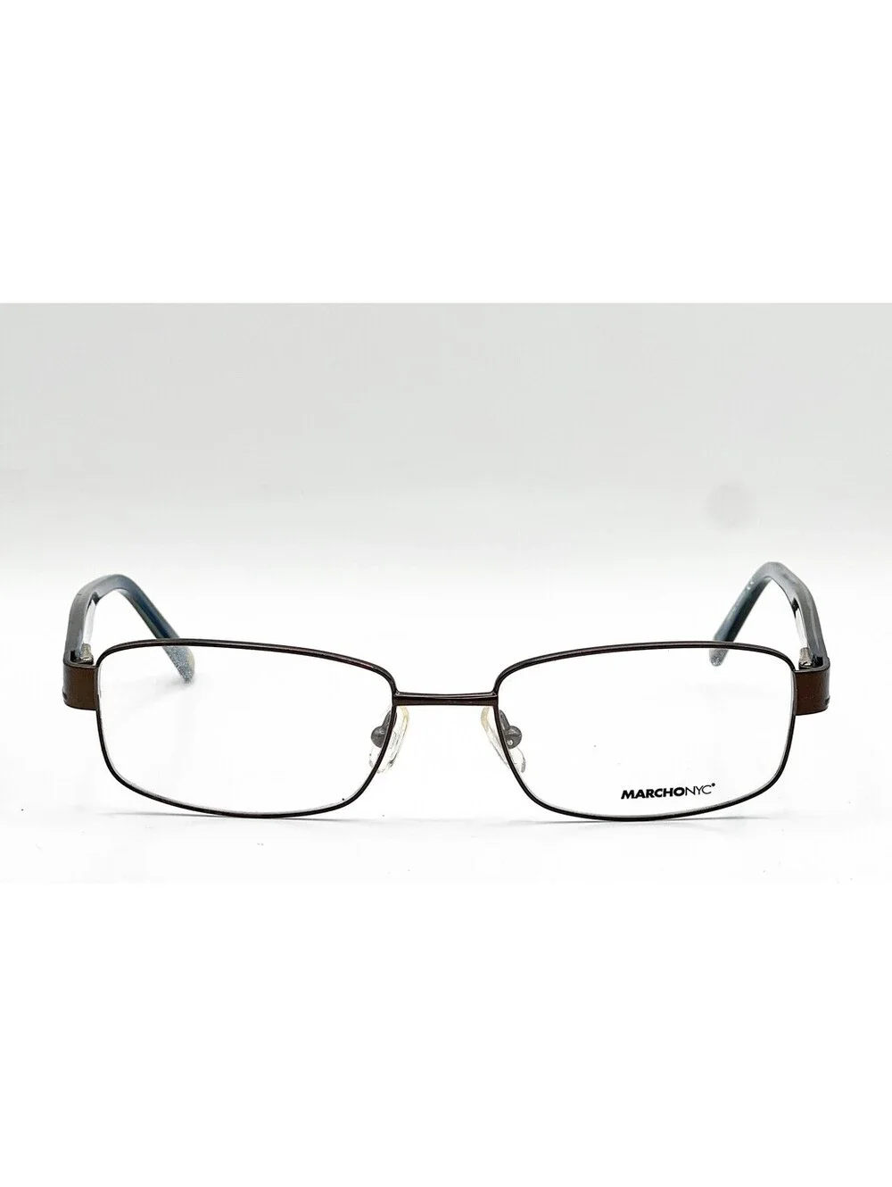 Marchon Nyc Standard 210 Brown Authentic Eyeglasses 52-17-140